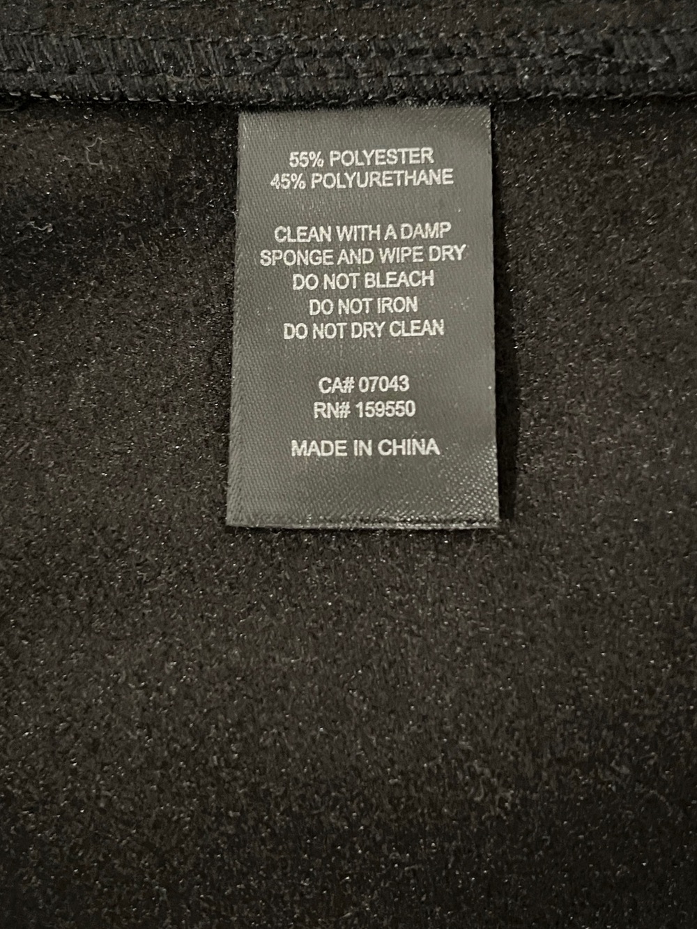 Nicole Miller Black Faux Leather Vegan Leather A Line Midi Skirt 10 NWT - Picture 8 of 8